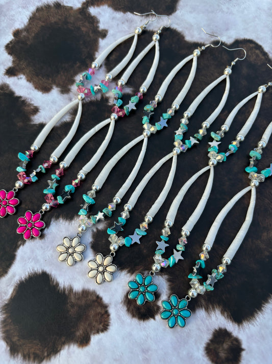 dentallium earrings