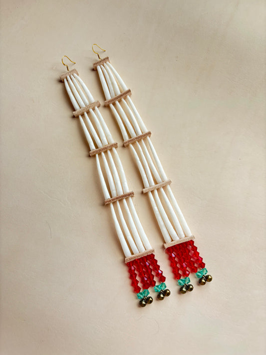dentallium earrings