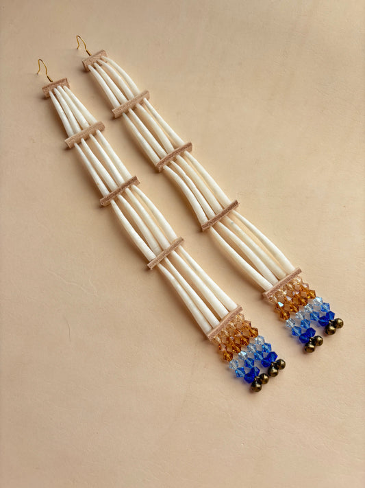 dentallium earrings