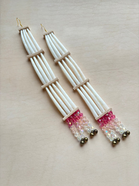 dentallium earrings