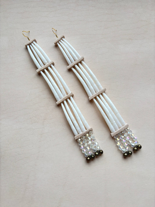 dentallium earrings