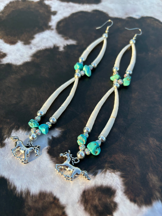 dentallium earrings